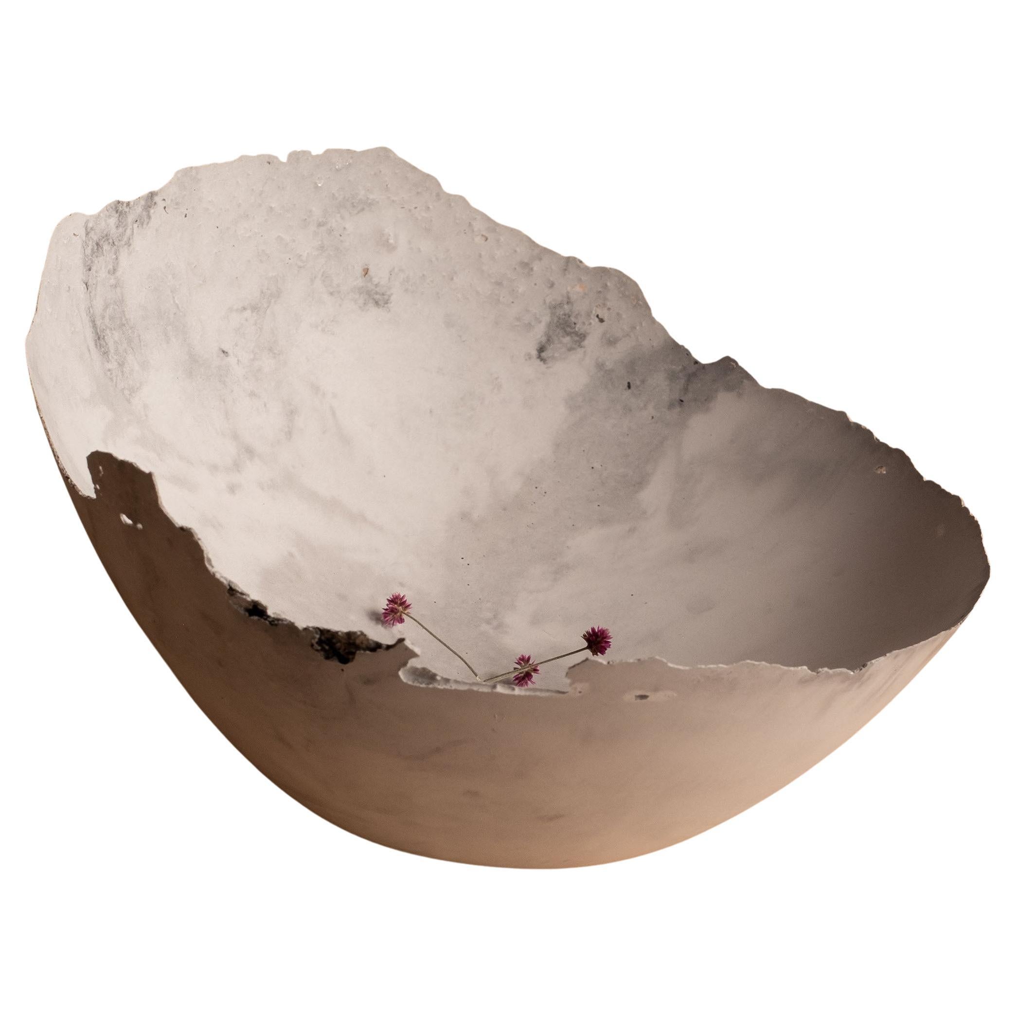 Handmade Cast Concrete Bowl in Grey by UME Studio