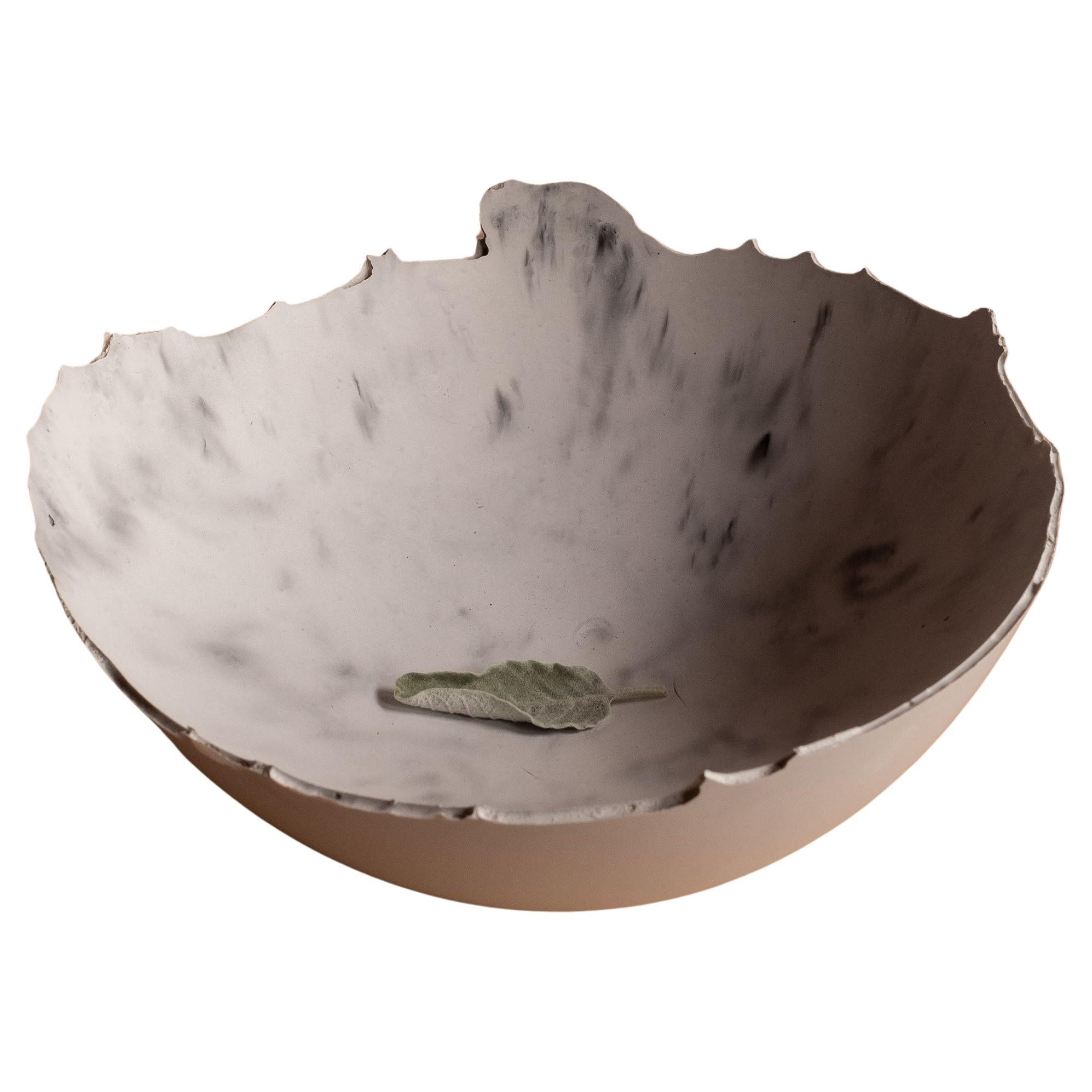 Handmade Cast Concrete Bowl in Grey by UME Studio
