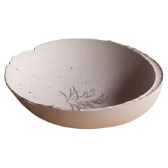 Bol gris en béton moulé à la main par UME Studio