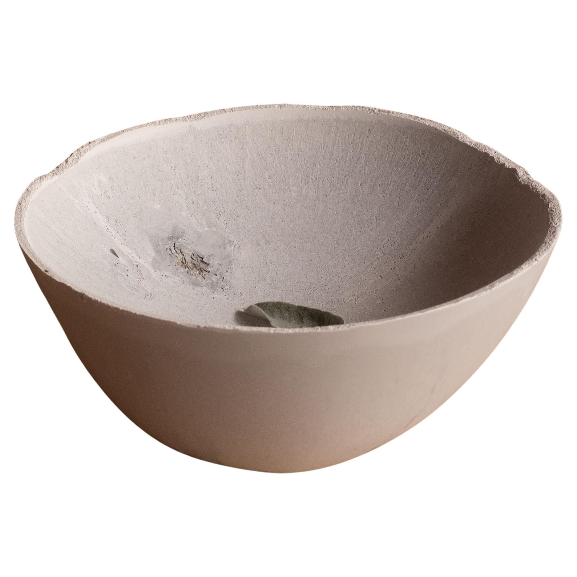 Handmade Cast Concrete Bowl in Grey by UME Studio