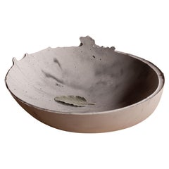 Handmade Cast Concrete Bowl in Grey by UME Studio