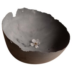 Handmade Cast Concrete Bowl in Grey by UME Studio