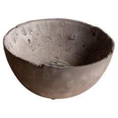 Handmade Cast Concrete Bowl in Grey by UME Studio
