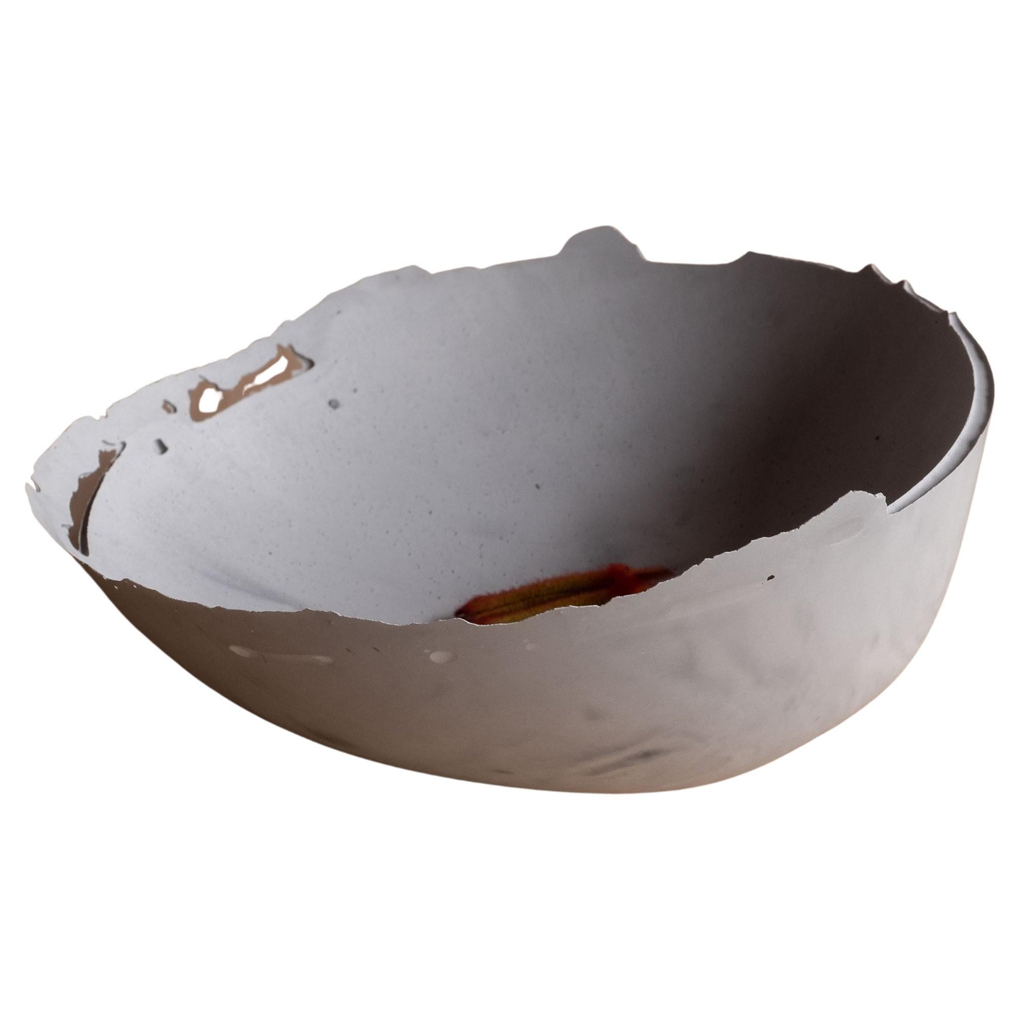 Handgefertigte Schale aus Gussbeton in Grau von UME Studio