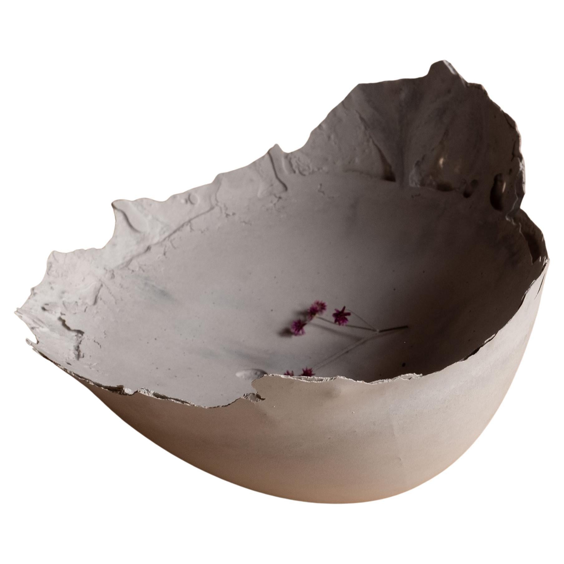 Handmade Cast Concrete Bowl in Grey by UME Studio