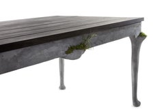 Concrete Queen Anne Dining Table by OPIARY
