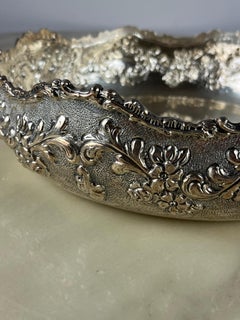 Handmade Centerpiece in 800 Silver, Italy, 1980s