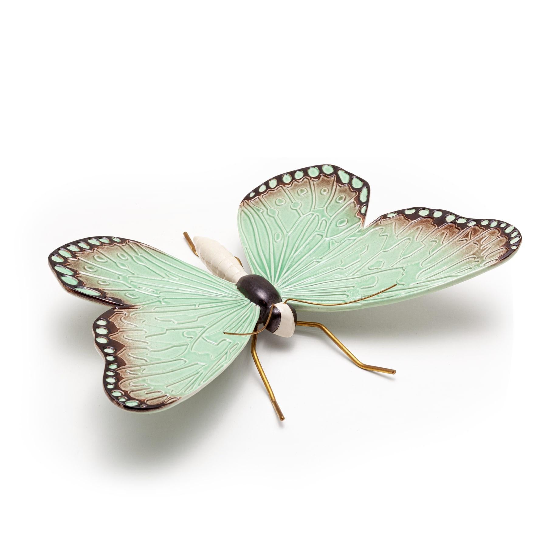 Accesorios de cerámica hechos a mano Fauna Nueva Colección Verde Asiático Moderno en venta