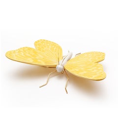 Handmade Ceramic Accessories Fauna New Collection Asian Yellow