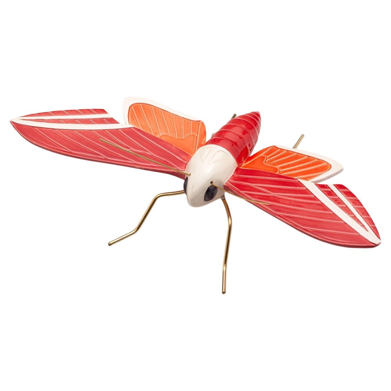 Accesorios de cerámica hechos a mano Fauna Nueva Colección Elefante Rojo