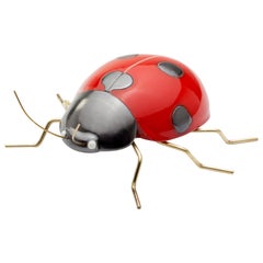Handmade Ceramic Accessories Ladybug Yellow