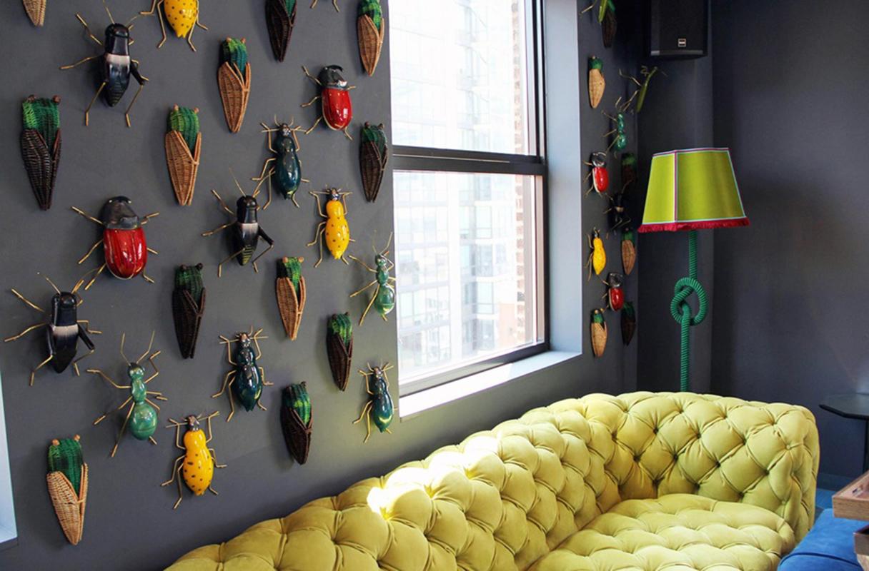 Accessoires en céramique faits main Scorpion Green en vente 9