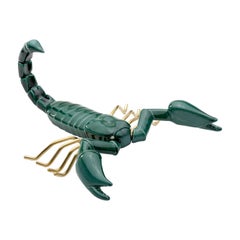 Handmade Ceramic Accessories Scorpion Green