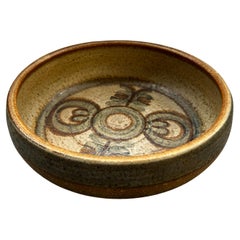 Handmade ceramic bowl by Søholm Denmark 1960’s