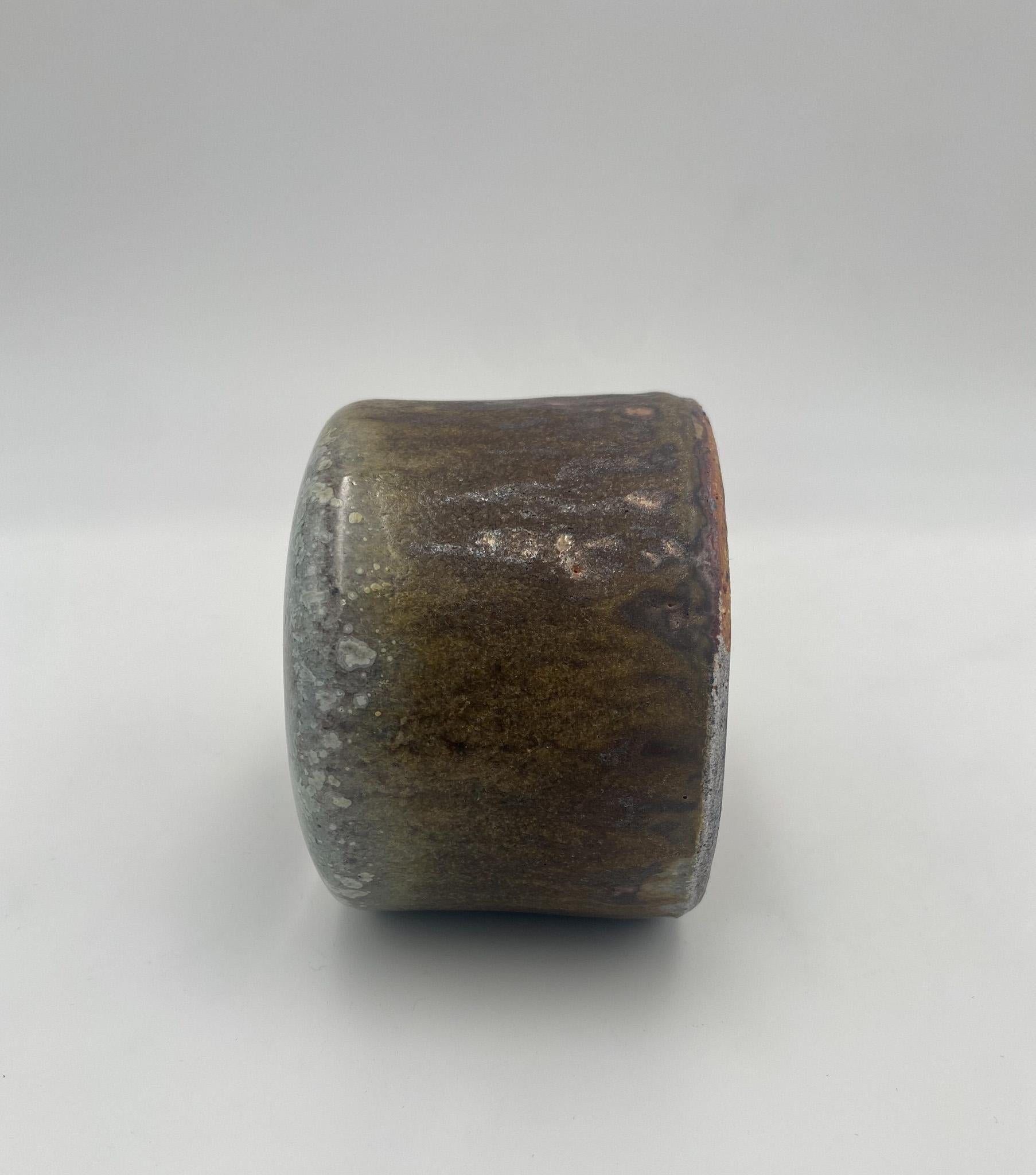 Handmade Ceramic & Crackle Glass Paperweight,  United States, c.1970 For Sale 8