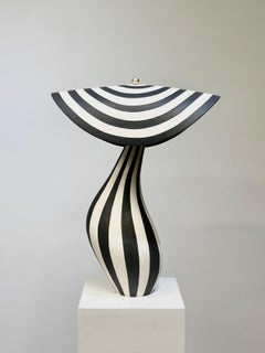 Handmade ceramic desk lamp from Norwegian artist Jossolini