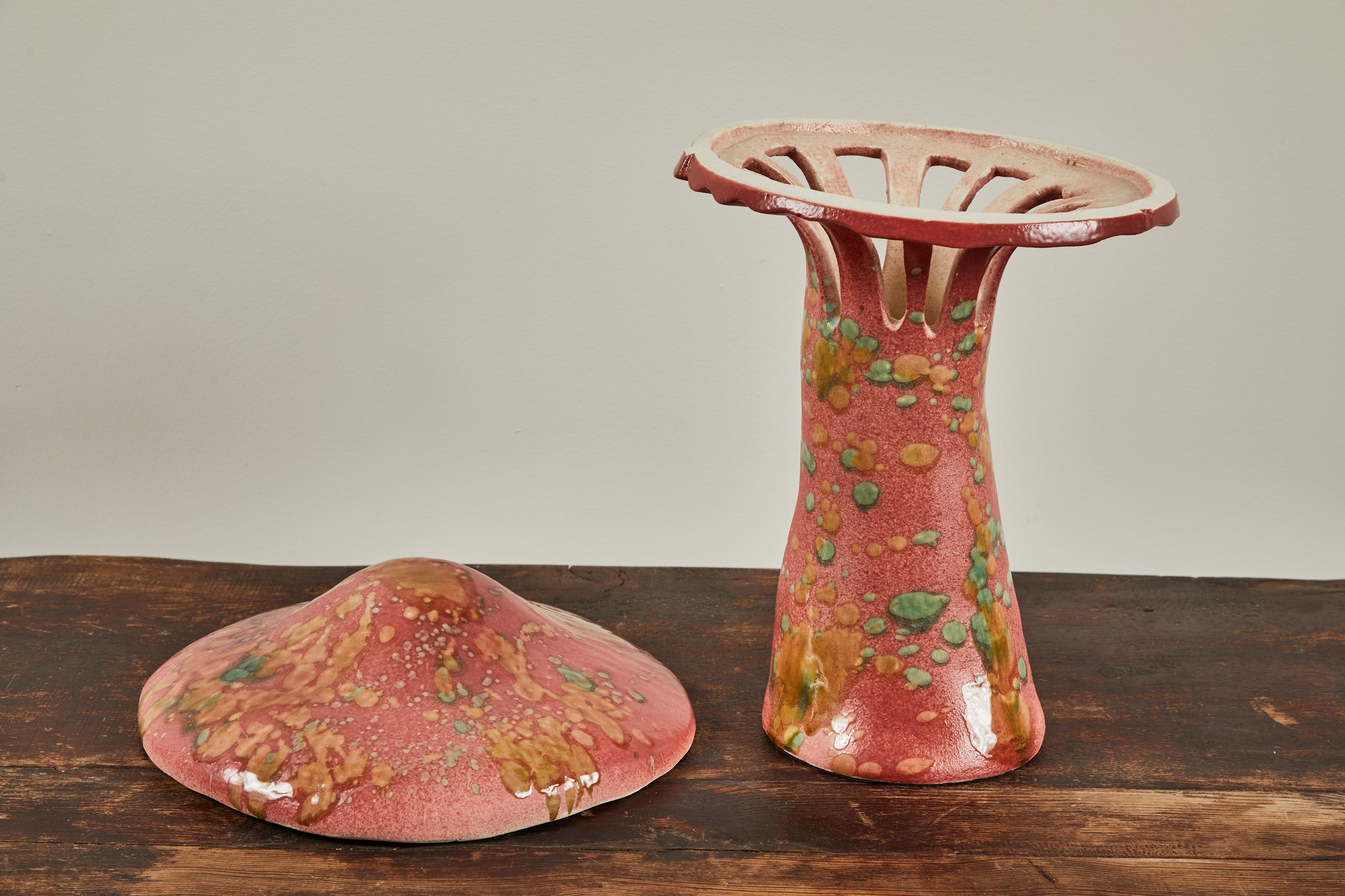 Handmade Ceramic Mushroom Table Lamp by Atelier MVM 2