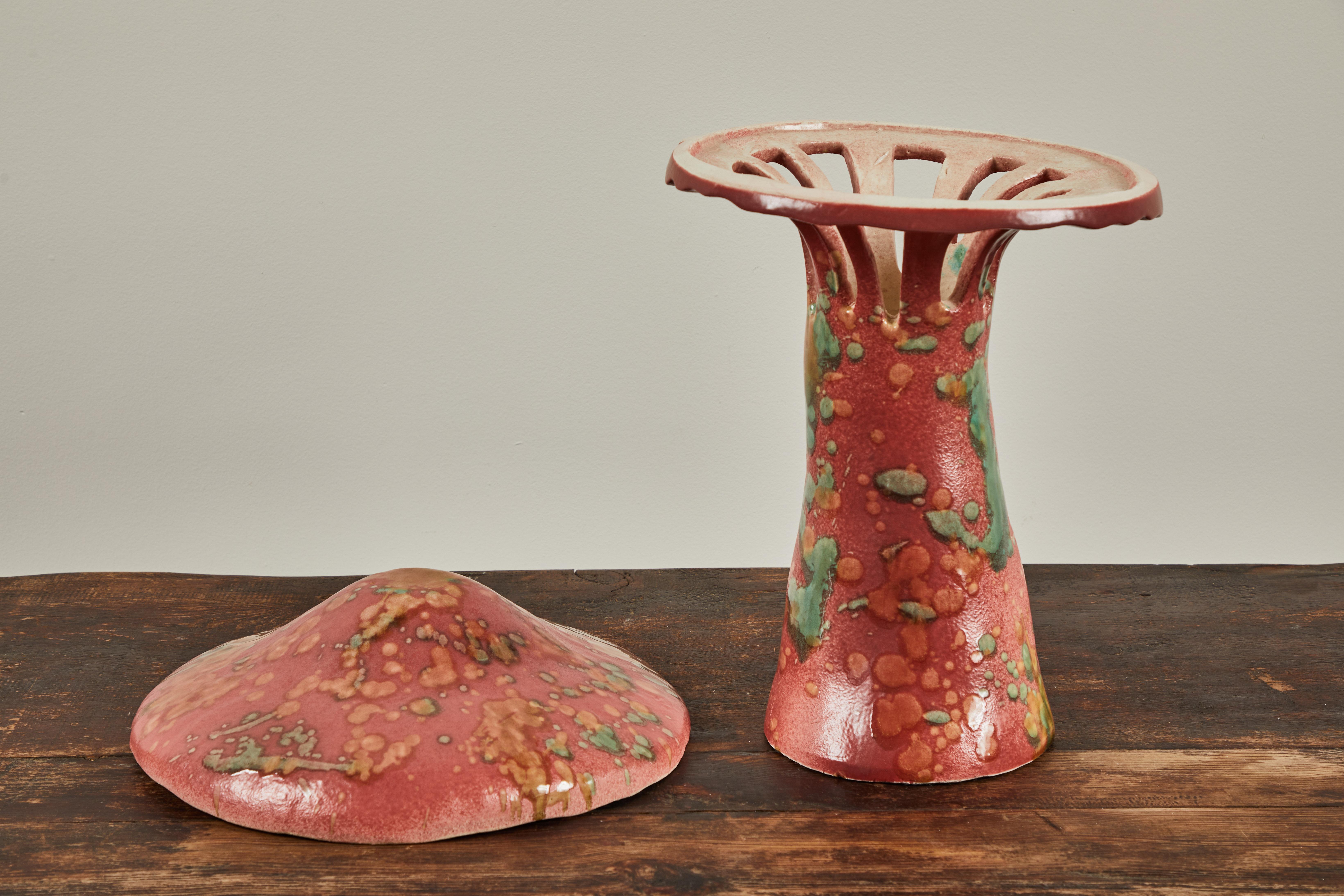 ceramic mushroom lamp
