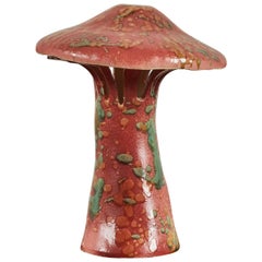 Lampe de table champignon en céramique faite à la main par l'Atelier MVM