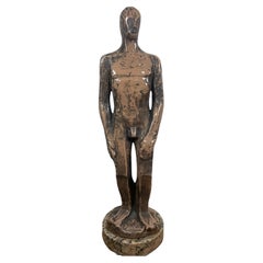 Handmade Ceramic Nude Man Sculpture