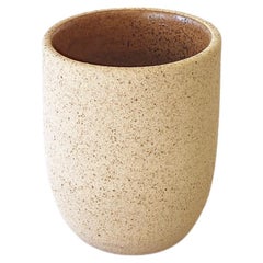 Handmade Ceramic Stoneware Cup in Ochre, in Stock