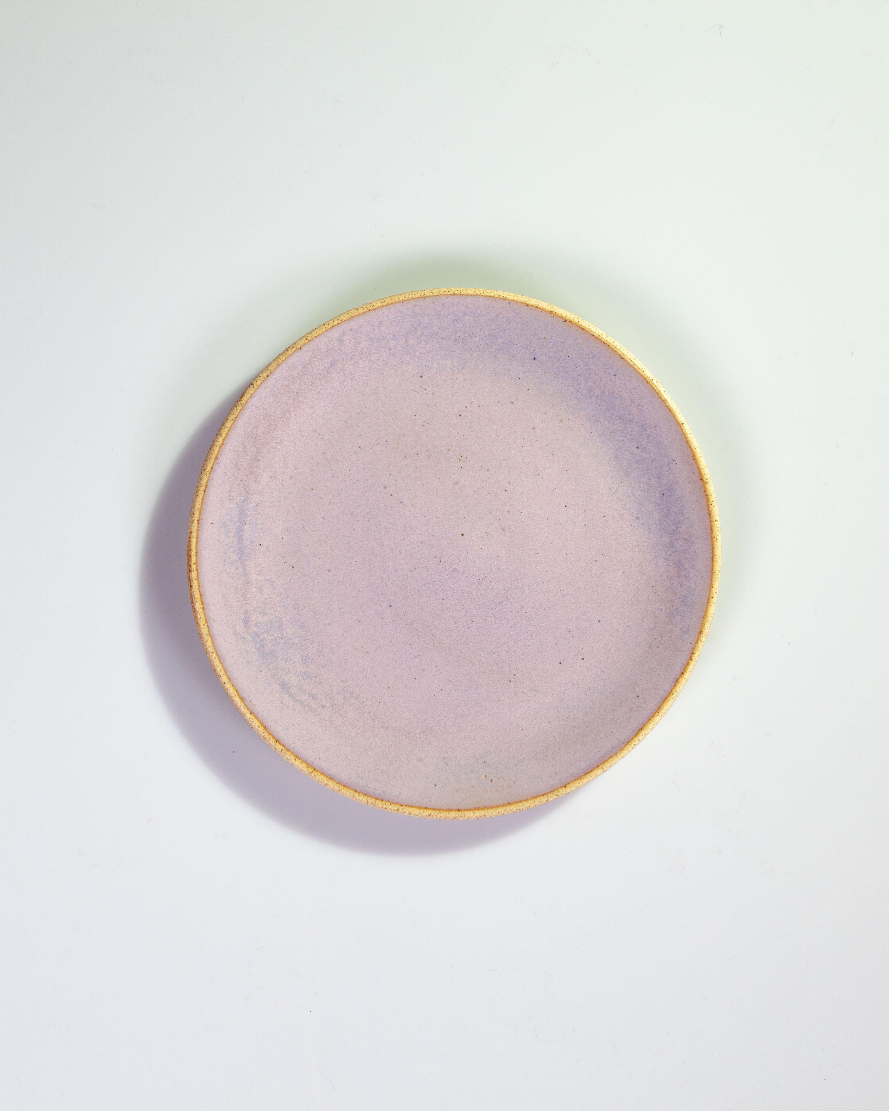 lavender ceramic plates