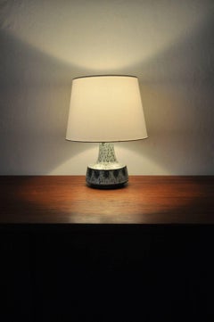 Handmade Ceramic Table Lamp by Søholm, Denmark