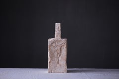 Handmade Ceramic Vase with Foam Stone Texture, Contemporary Minimalist Design