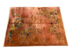 Handmade Chinese Art-Deco Rug - 11'-8" x 8'-1"