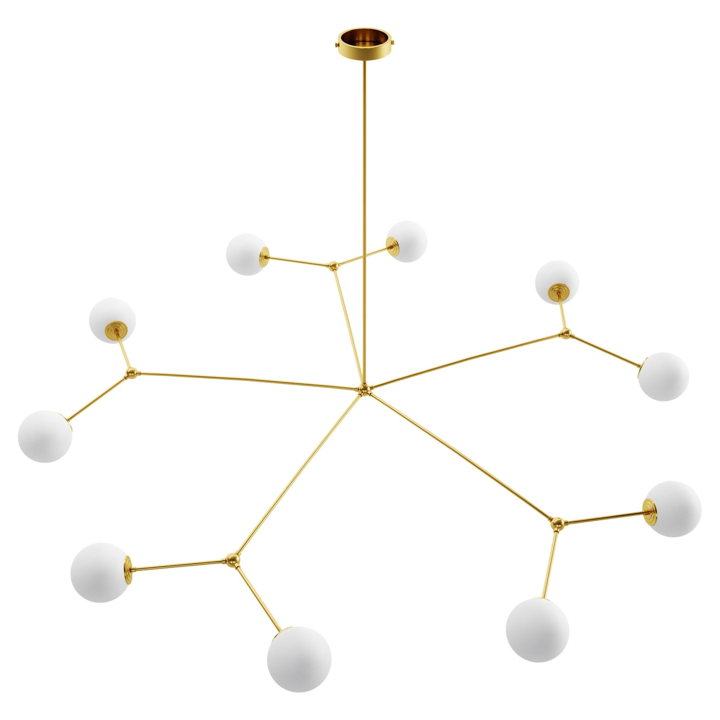 Handmade Chione II Chandelier by Gobo Lights