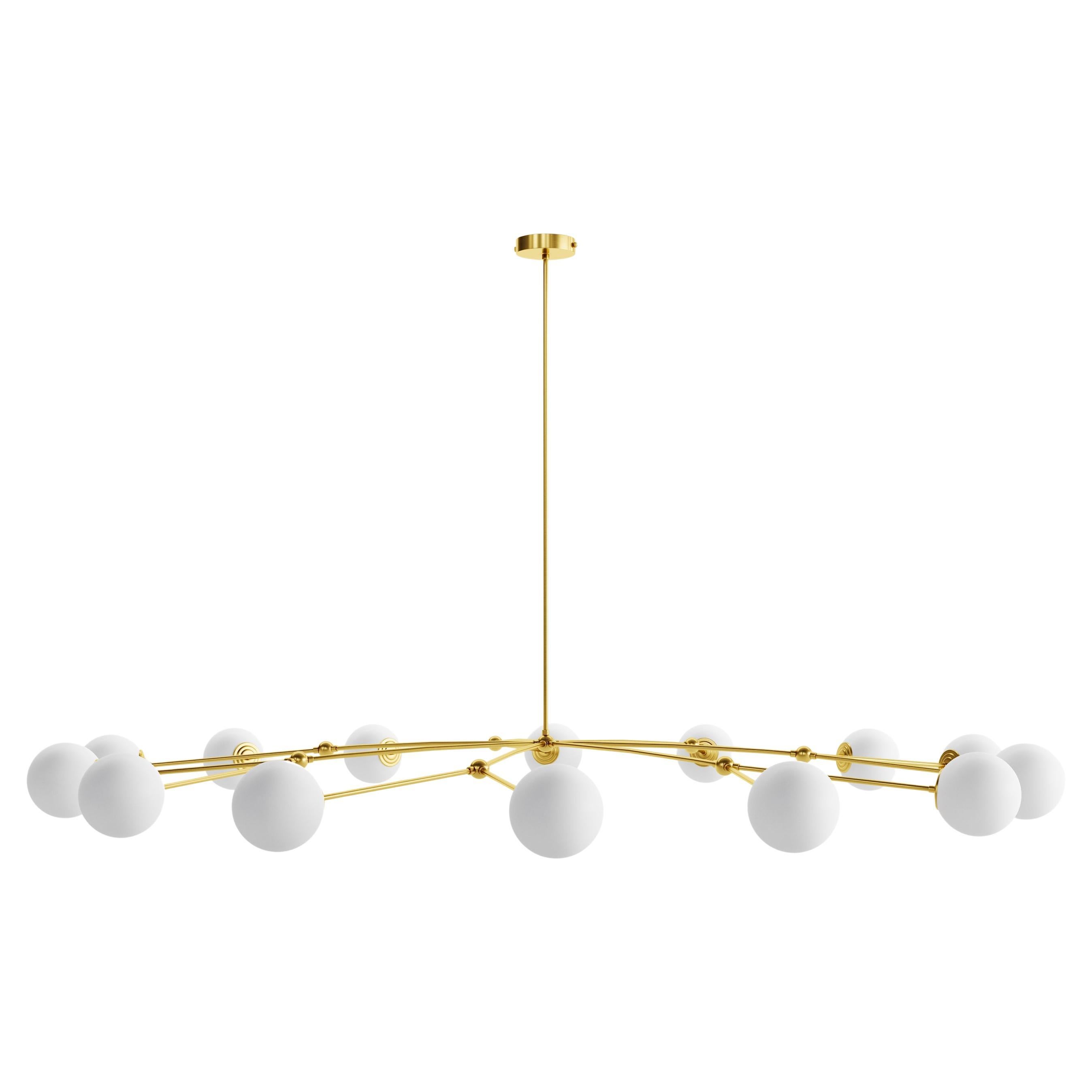 Lampadario Chione III fatto a mano da Gobo Lights