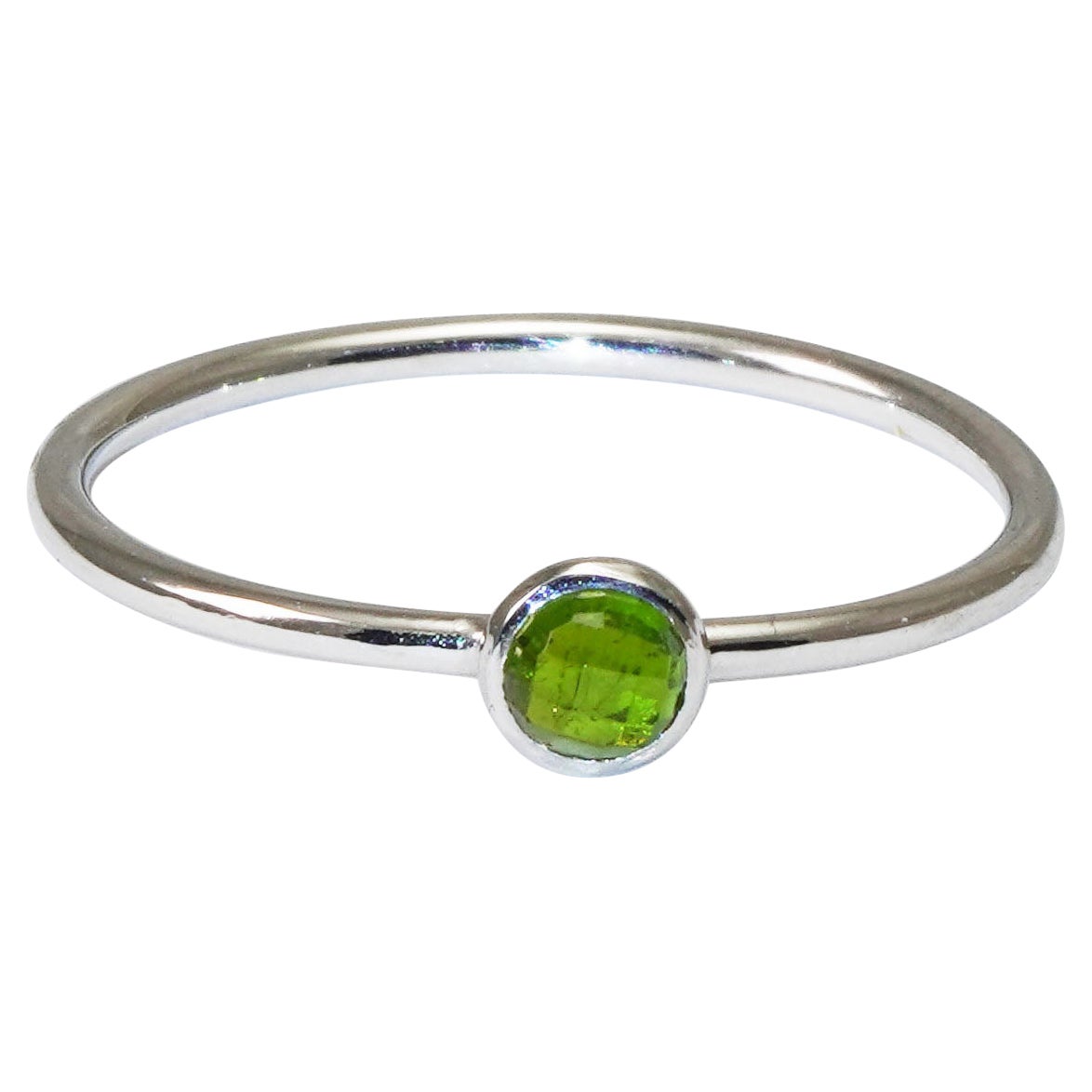Handgefertigter Chrom-Couchtisch-Ring