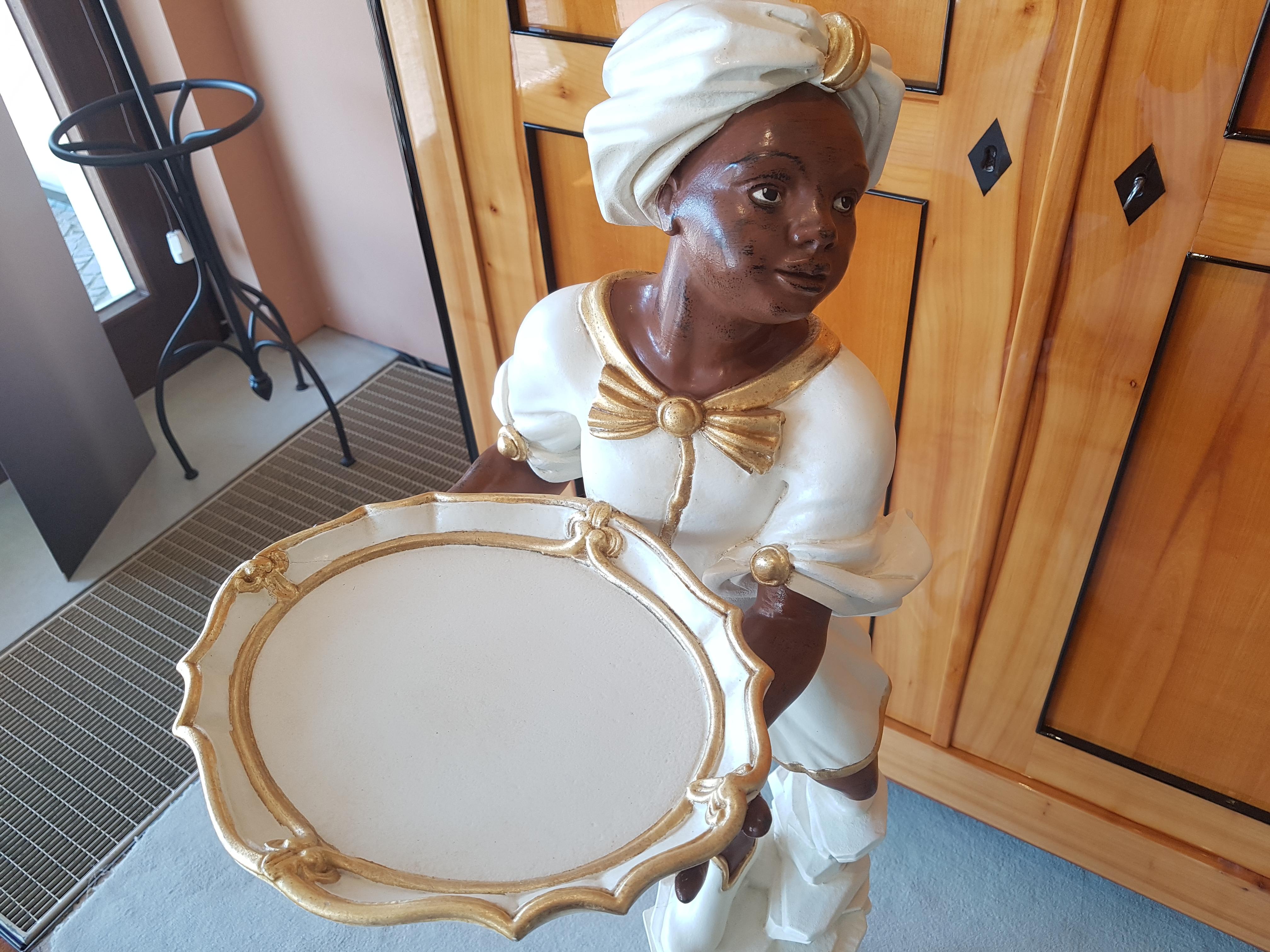 20th Century Handmade Classic Figure Made of Wood  For Sale