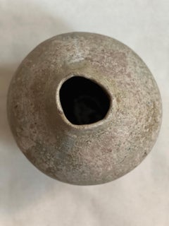 Handmade Coil-built Ash Glazed Ember Vase