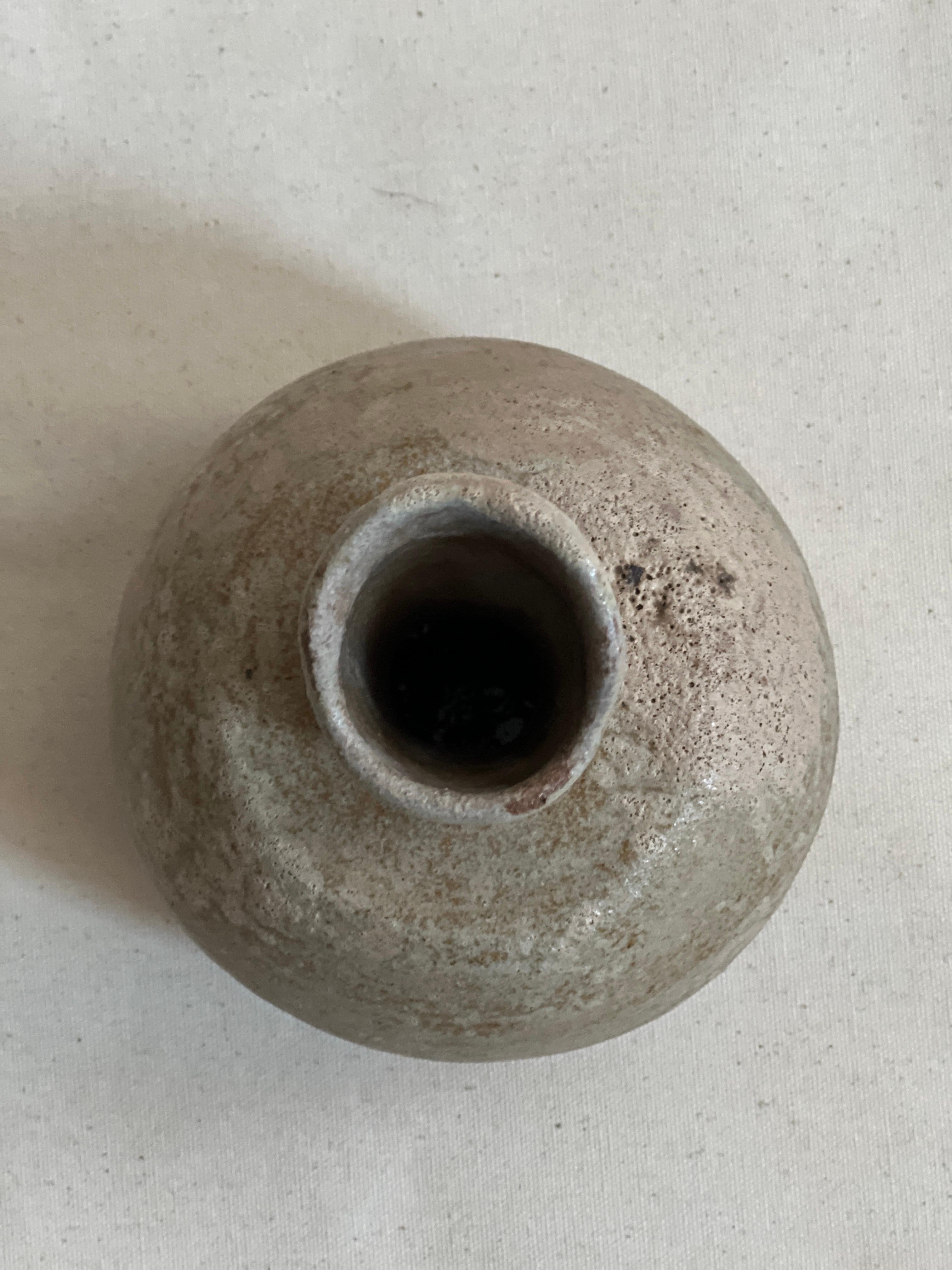 Americano Vaso in frassino smaltato a mano con spirale in vendita