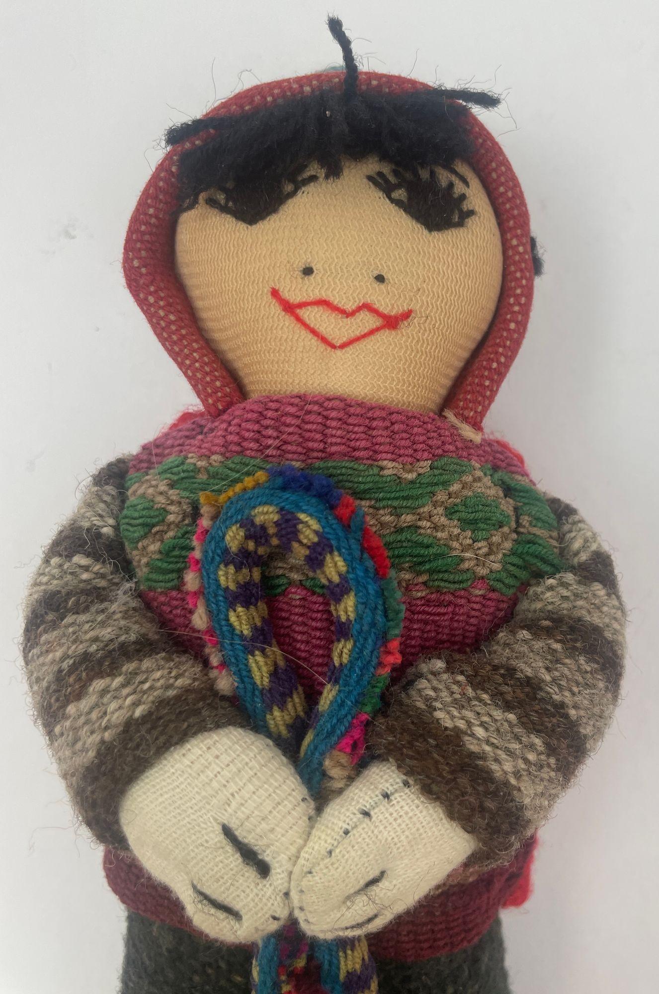 Bambole Cusco Peruviane da collezione fatte a mano anni '60 in vendita 1