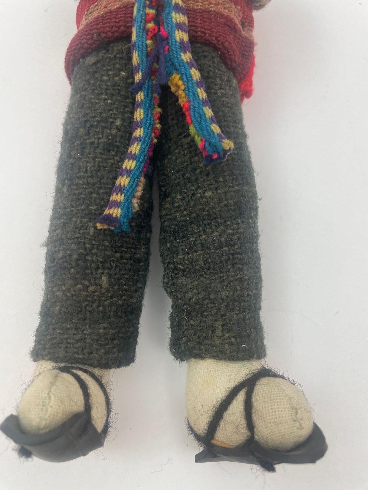 Bambole Cusco Peruviane da collezione fatte a mano anni '60 in vendita 2
