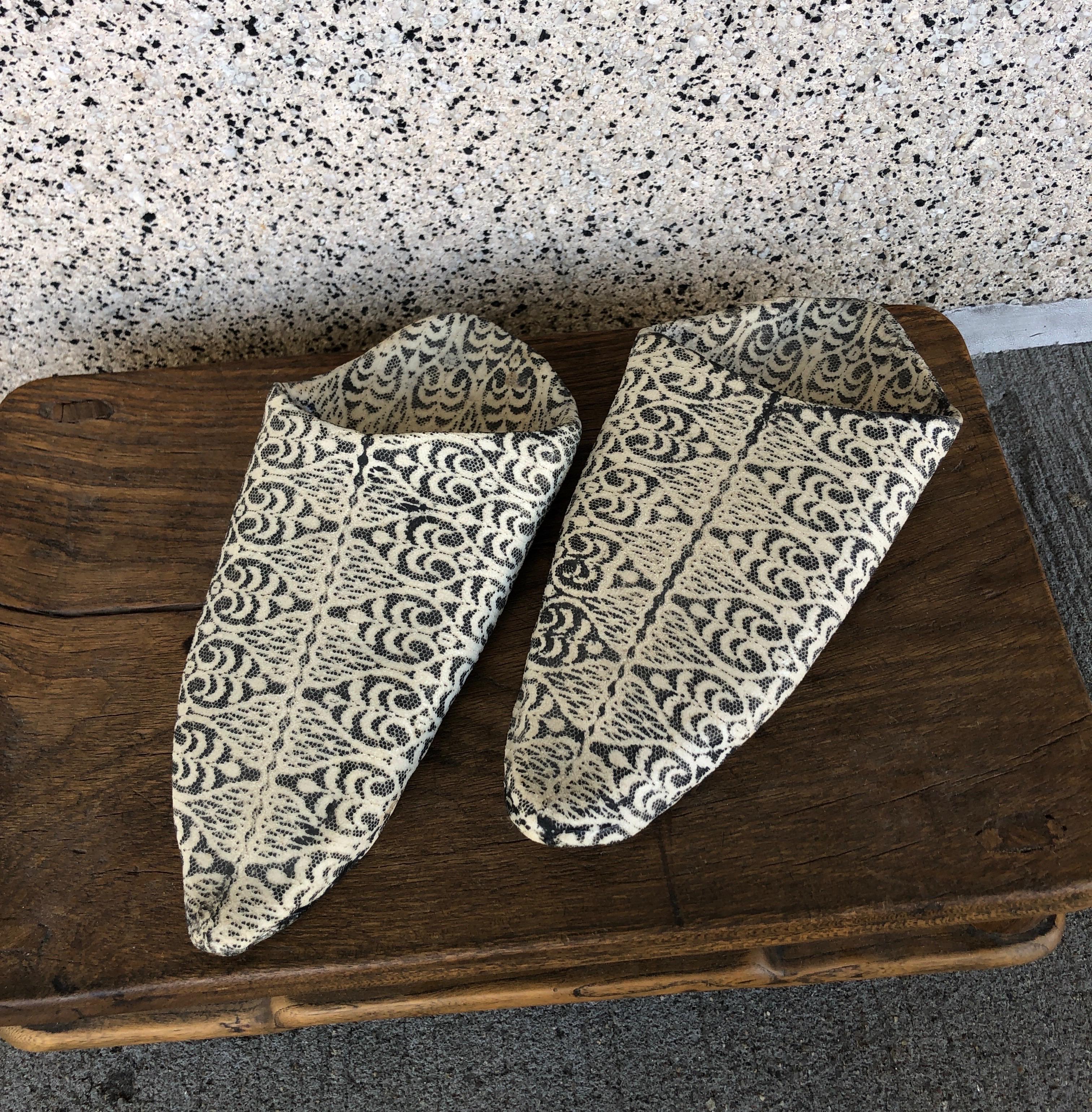 Handmade Contemporary Ceramic Slippers 12