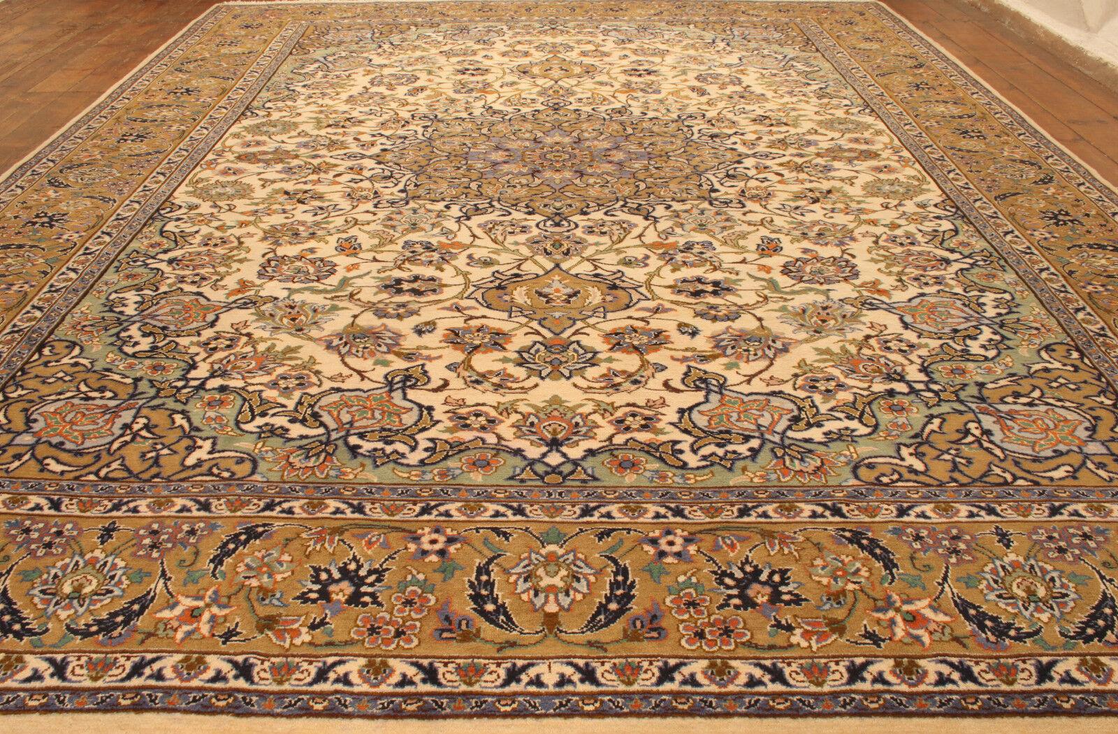 Handmade Contemporary Isfahan Rug 9.6' x 12.7' (295cm x 390cm), 2000s - 1T02 For Sale 6
