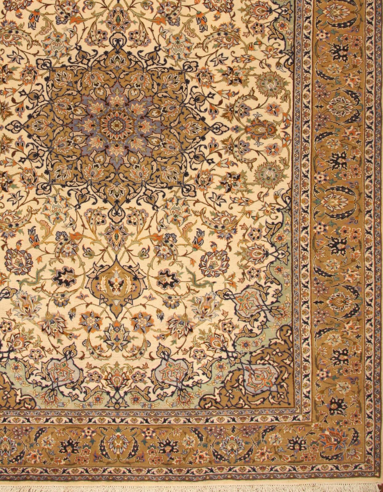 Wool Handmade Contemporary Isfahan Rug 9.6' x 12.7' (295cm x 390cm), 2000s - 1T02 For Sale