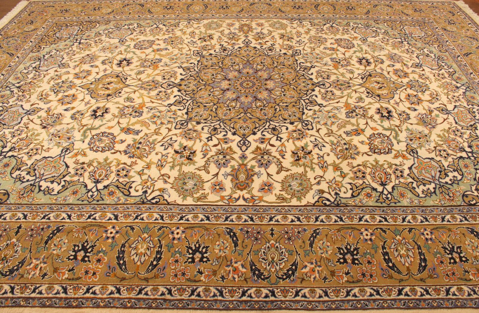 Handmade Contemporary Isfahan Rug 9.6' x 12.7' (295cm x 390cm), 2000s - 1T02 For Sale 4