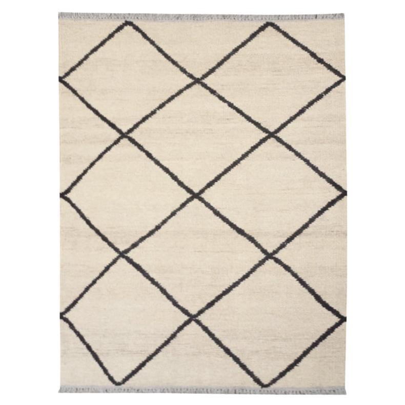 Handmade Contemporary Kilim, Wool Geometric Design For Sale at 1stDibs