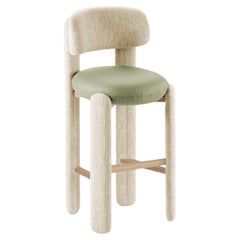 Handgefertigter Contemporary Mambo Unlimited Ideas Choux Khaki Sitz Bar Stuhl