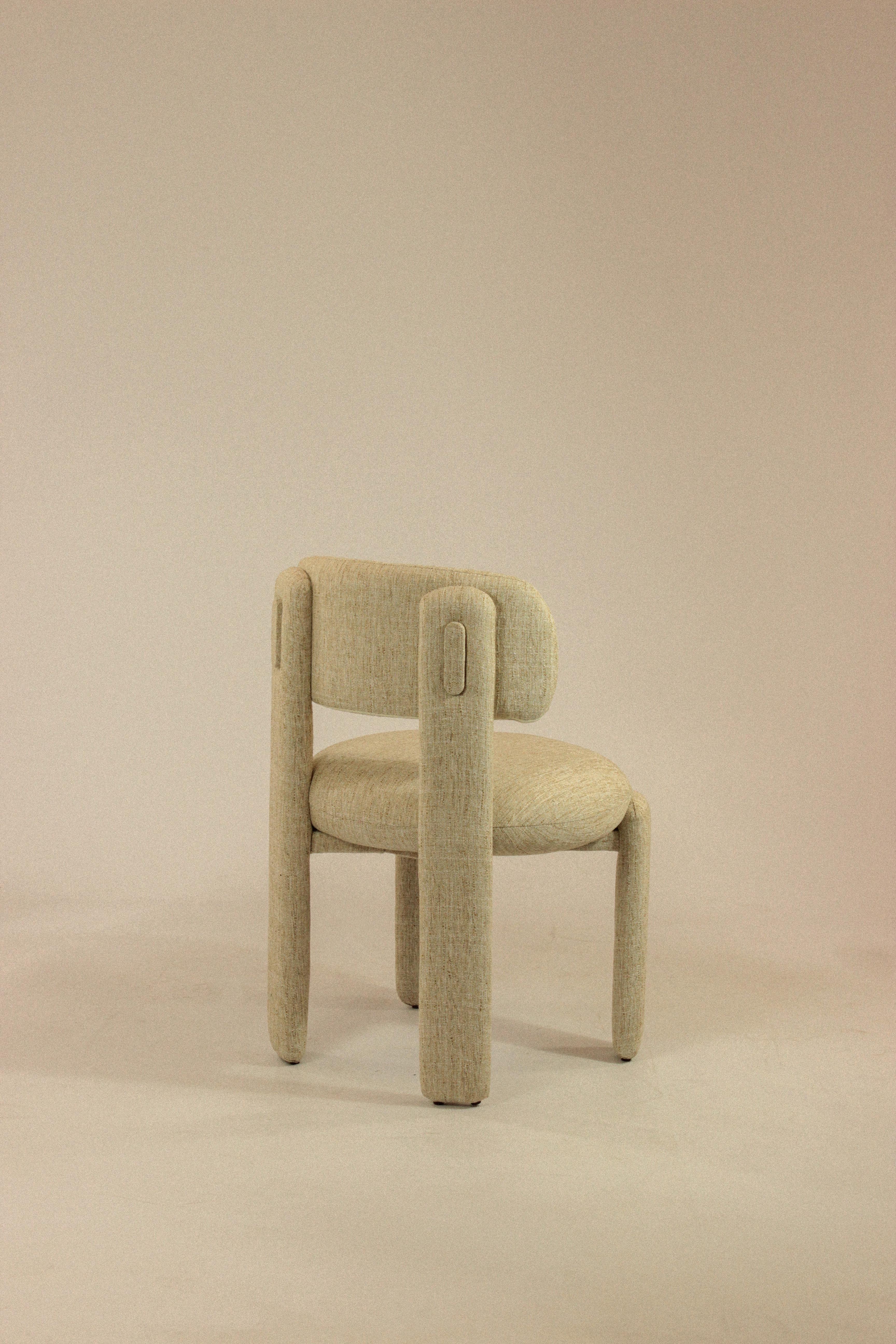 Portoghese Mambo contemporaneo fatto a mano Idee illimitate Choux vienna beige Sedia in vendita
