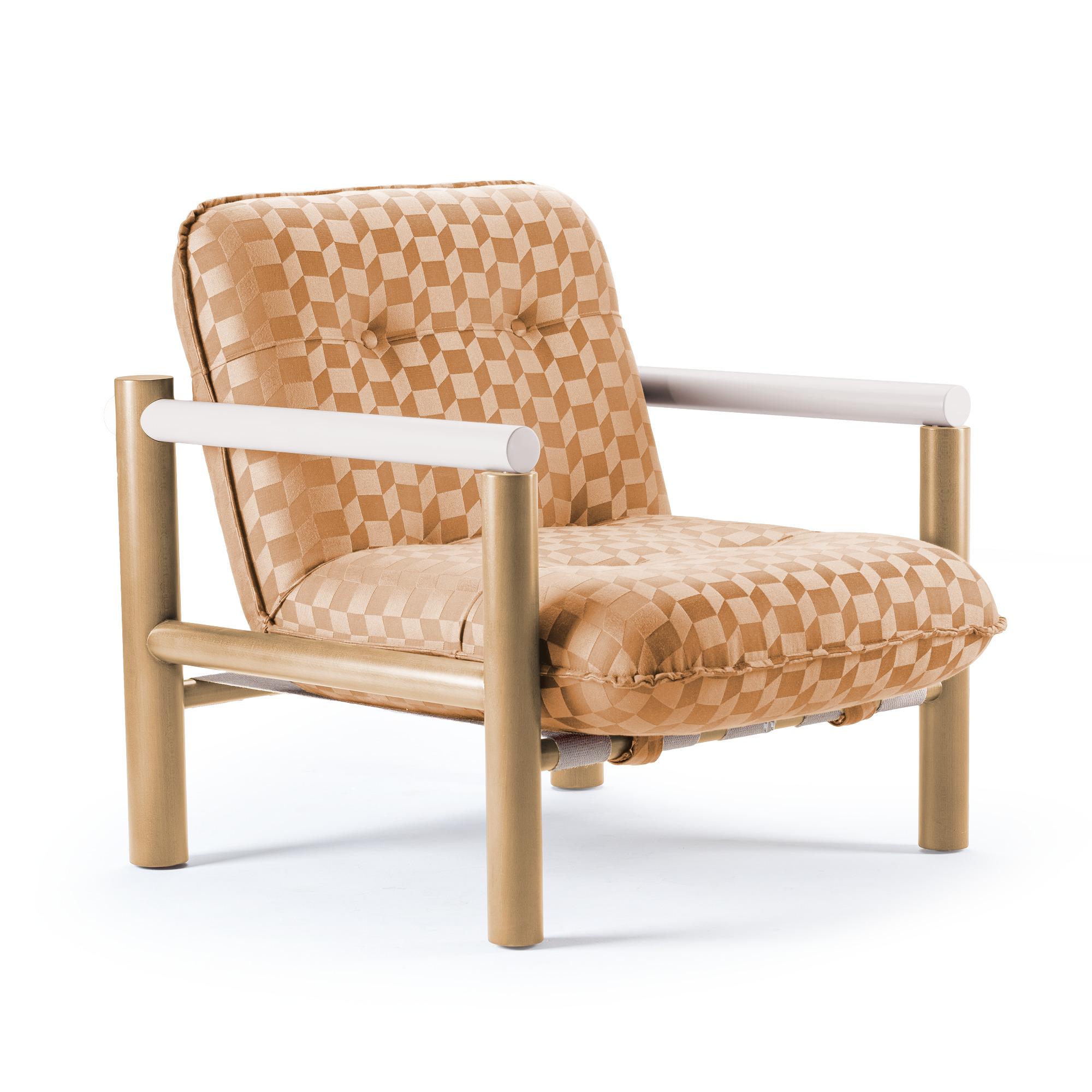 Laqué Fait main Contemporary Mambo Unlimited Ideas Fauteuil James en vente