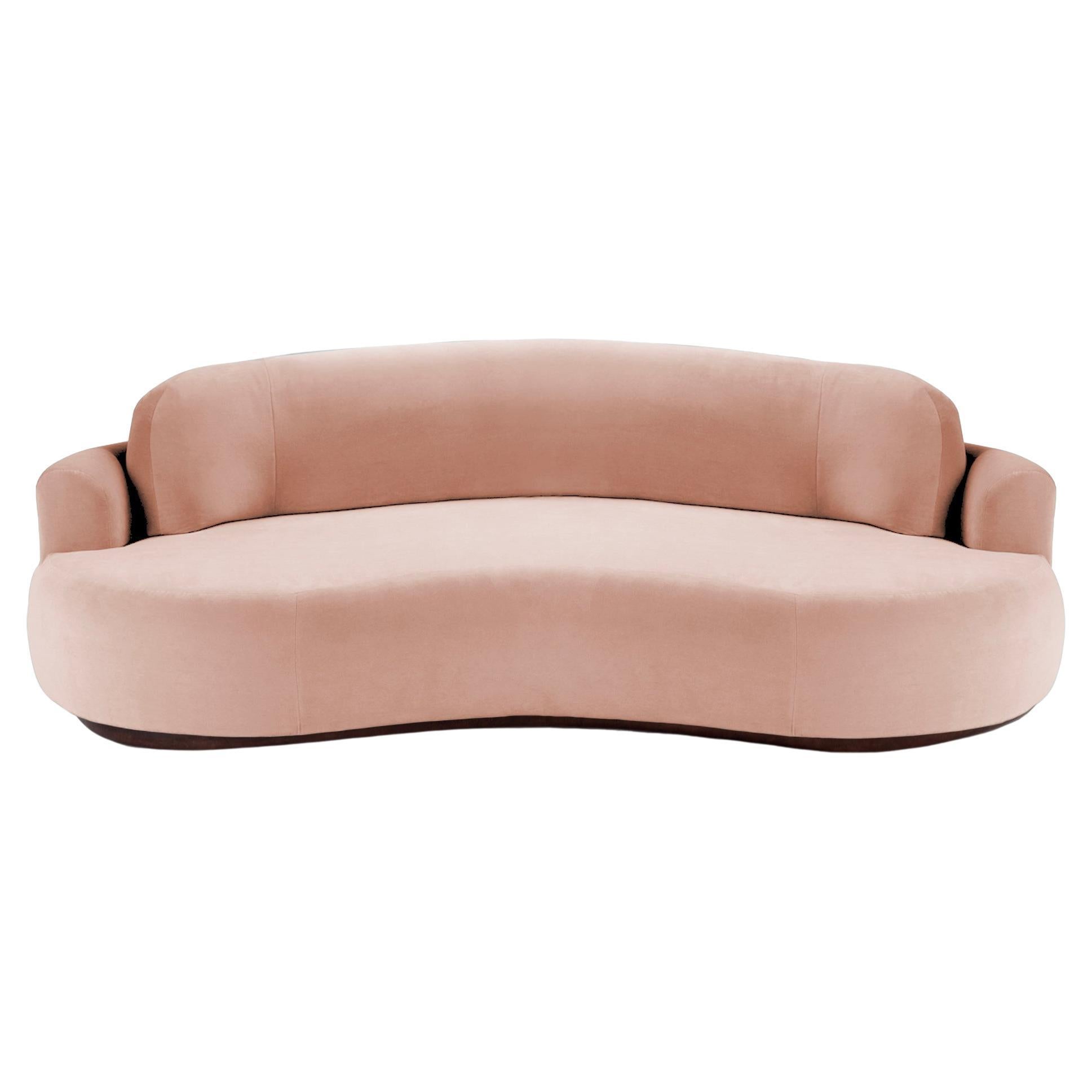 Handmade Contemporary Mambo Unlimited Ideas Naked Round Soft Apricot Upholstery For Sale
