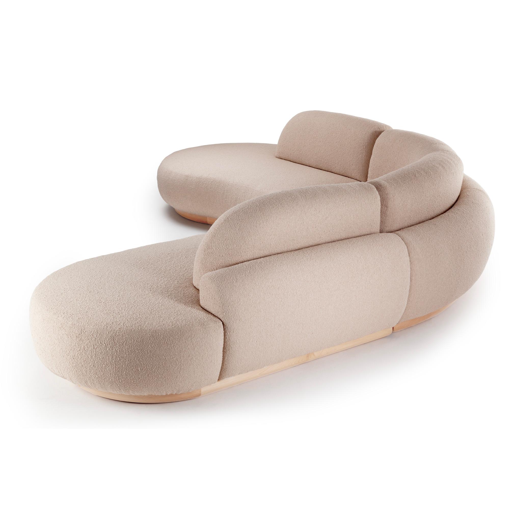 Mordenzato Mambo Unlimited Ideas Naked Sofa Combo 1 imbottitura morbida fatta a mano e contemporanea in vendita