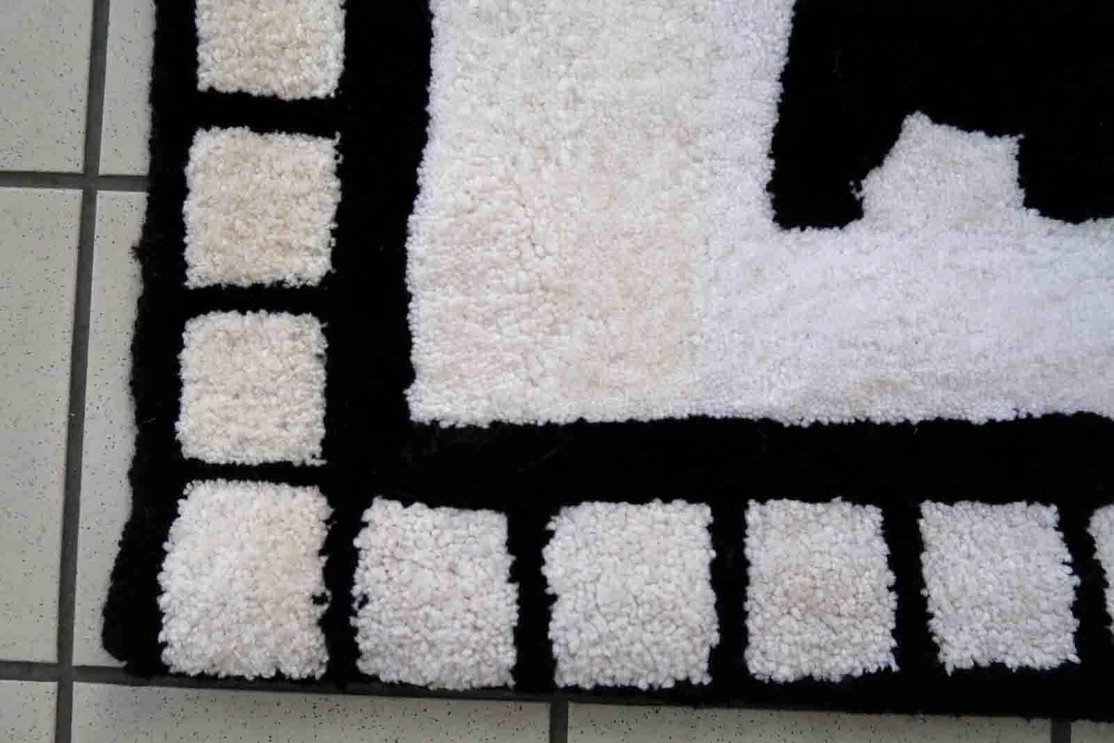 XXIe siècle et contemporain Tapis à capuche contemporain Ora français fait à la main, 2021, 1C885 en vente