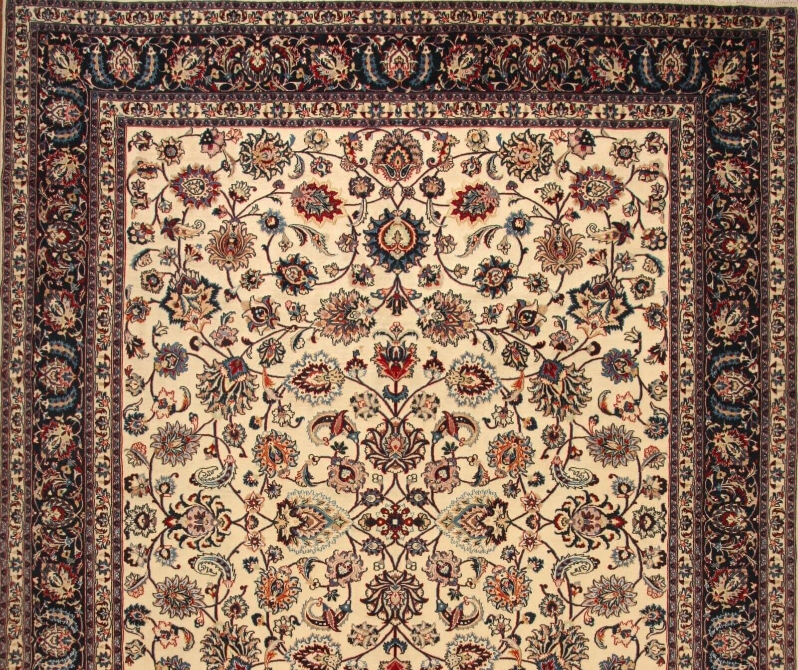Wool Handmade Contemporary Persian Style Tabriz Rug 10' x 12.7', 2000s - 1T04 For Sale