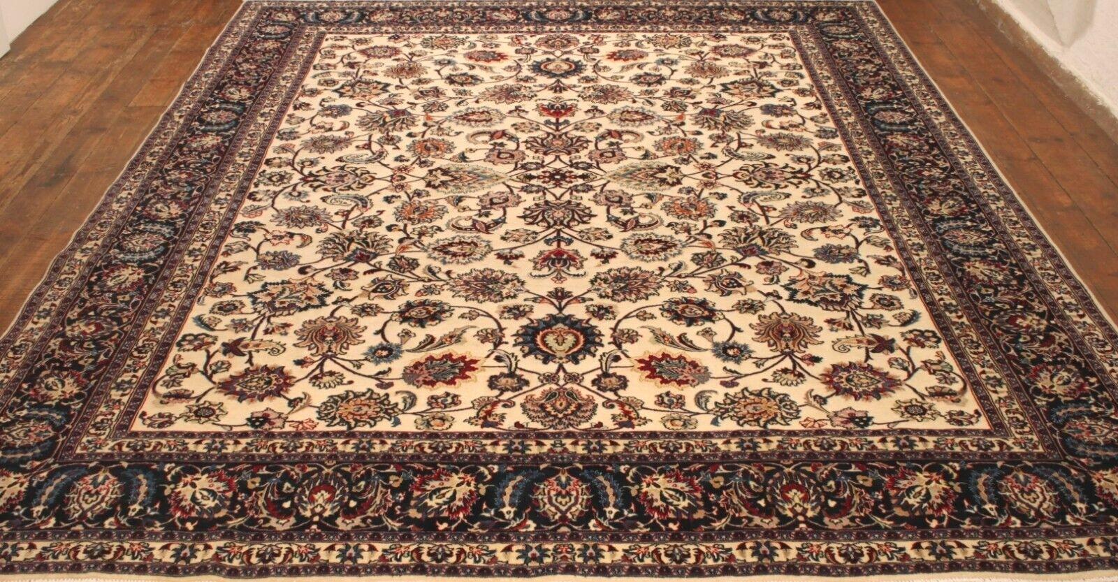 Handmade Contemporary Persian Style Tabriz Rug 10' x 12.7', 2000s - 1T04 For Sale 2